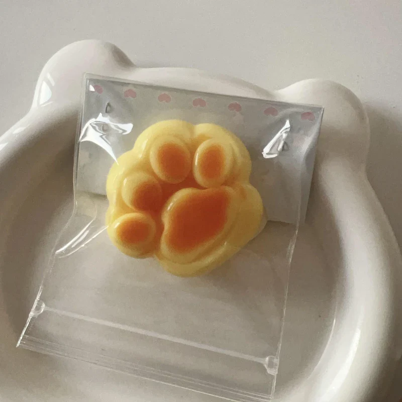 Handmade Silicone Caramel Cat Paw Stress Relief Squishy Toy - Image 4