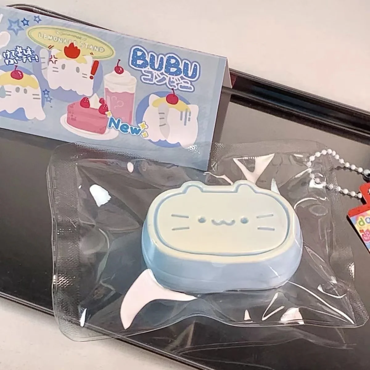 Handmade Silicone Squishy Cat Half-baked Cheese Cake - Image 5