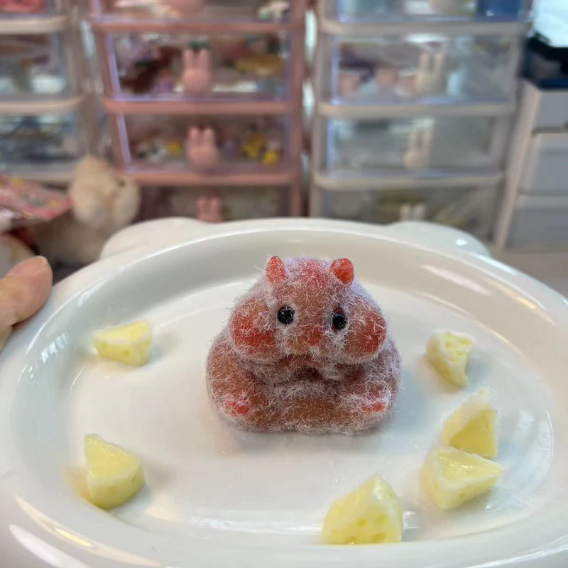 Handmade Silicone Little Hamster Stress Relief Squeeze Toy - Image 7